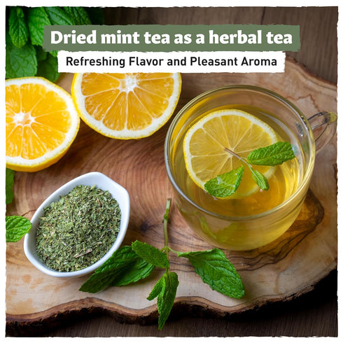Eastanbul Dried Mint Leaves 2.1oz,%100 Natural Dried Peppermint Leaves Freshly Picked Mint Tea Loose Leaf, Crushed Mint Leaves, Spearmint Leaf, Pe...